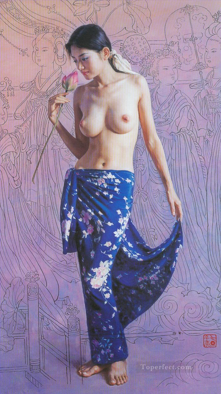Guan ZEJU 15 Chinese girl nude Oil Paintings